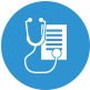 Financial Checkup Document with Stethoscope