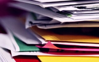 Stack of Messy Papers