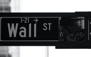 Close Up of Wall Street Sign