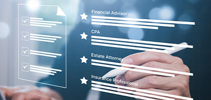 Financial Dream Team Listed on Screen